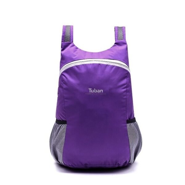 Lightweight Nylon Foldable Backpack Waterproof Backpack Folding Bag Portable Pack - Image 7