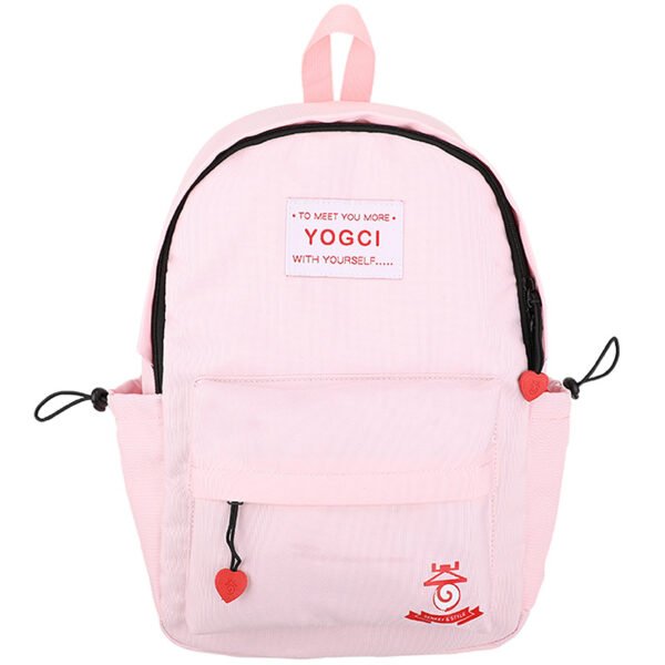 New junior high school students all match color matching schoolbag youth literary leisure backpack - Image 10