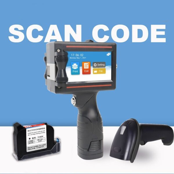 D10 Handheld Inkjet Coding Machine Automatic Small Food Packaging Batch Production Date Logo Inkjet Coding Machine - Image 5