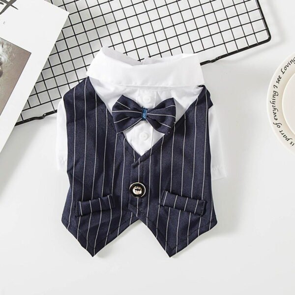 Pet Dog Suit Summer Thin Teddy Suit Shirt Suit Wedding Dress Dog Cat Spring Summer Clothes - Image 2