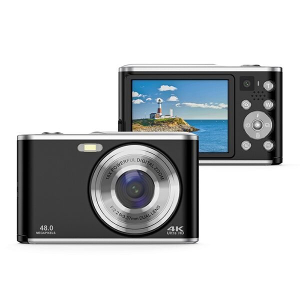 DC306 digital high-definition camera front and rear dual camera autofocus entry-level student card machine - Image 8