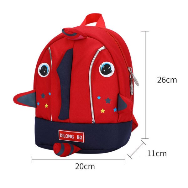 New type backpack kindergarten cartoon digital printing backpack lightweight children's burden relief ridge protection backpack - Image 2