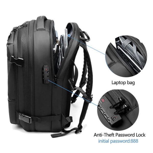 Air Tight Bags Valve Vacuum Compression Backpack system Expandable waterproof bagpack back pack travel laptop bag backpacks - Image 5